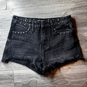 PTCL shorts- size 26- black denim
